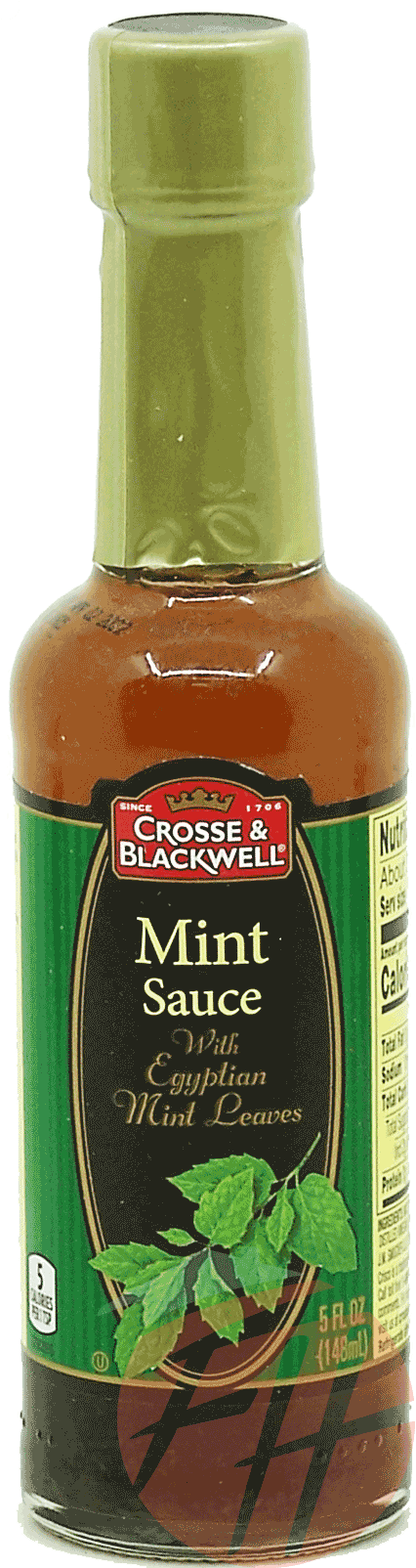 Crosse & Blackwell  mint sauce with egyptian mint leaves Full-Size Picture